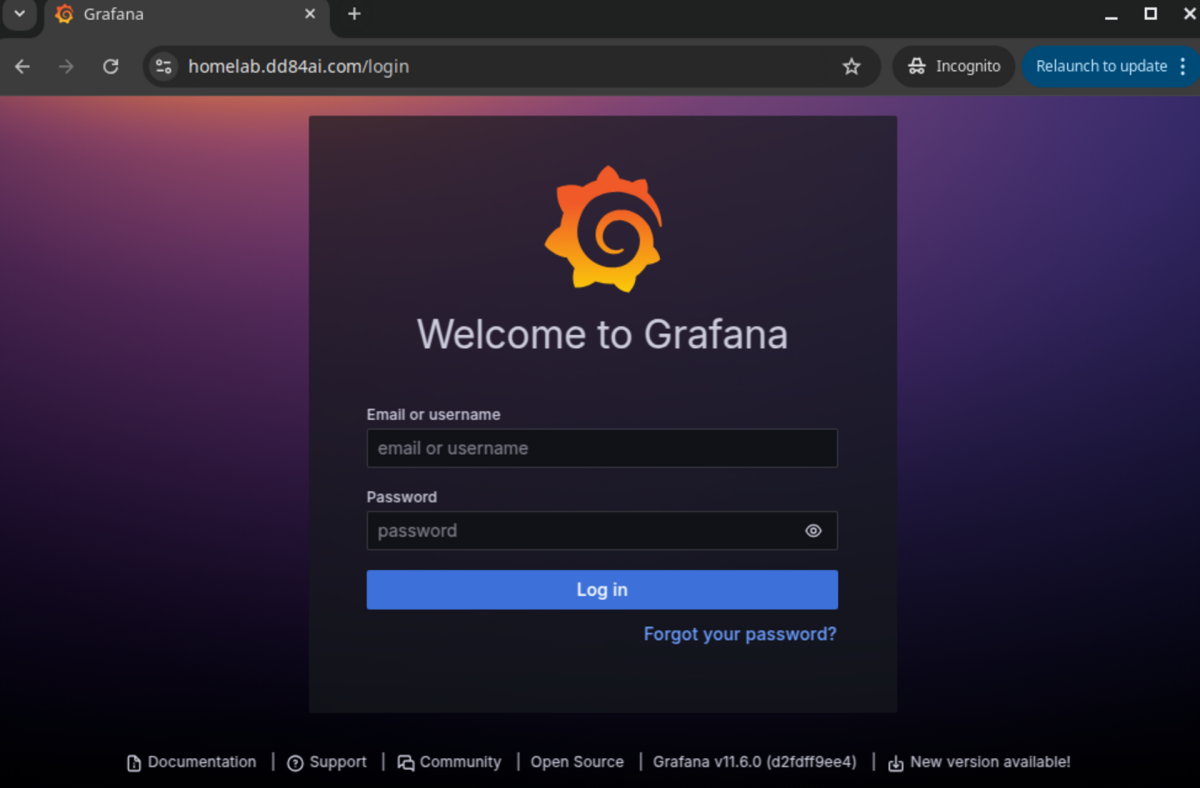 Starting using Grafana