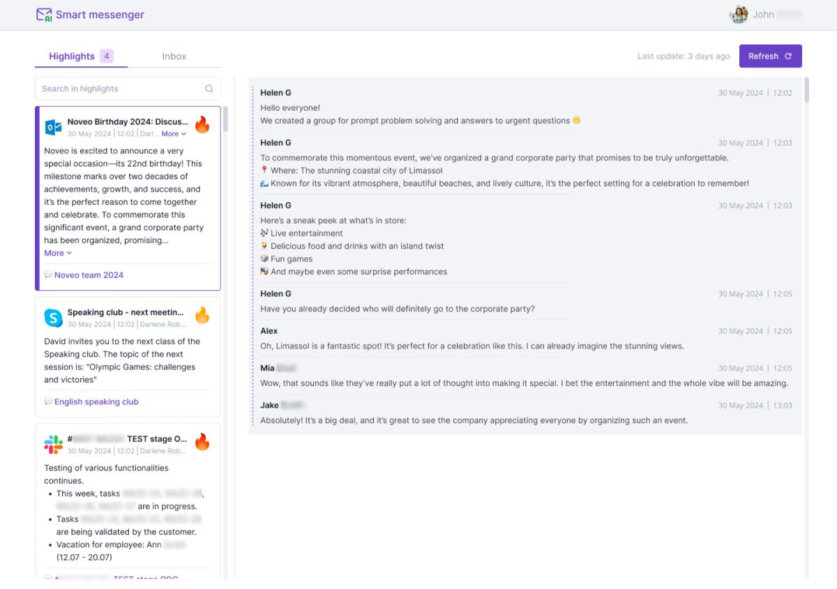 Noveo Smart Messenger: How It Works
